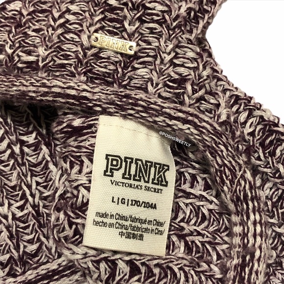 VS Pink Slouchy Sweater - Picture 8 of 12